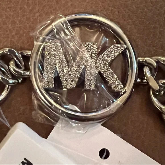 Michael Kors silver crystal Chain Belt S/M NWT - Picture 4 of 6